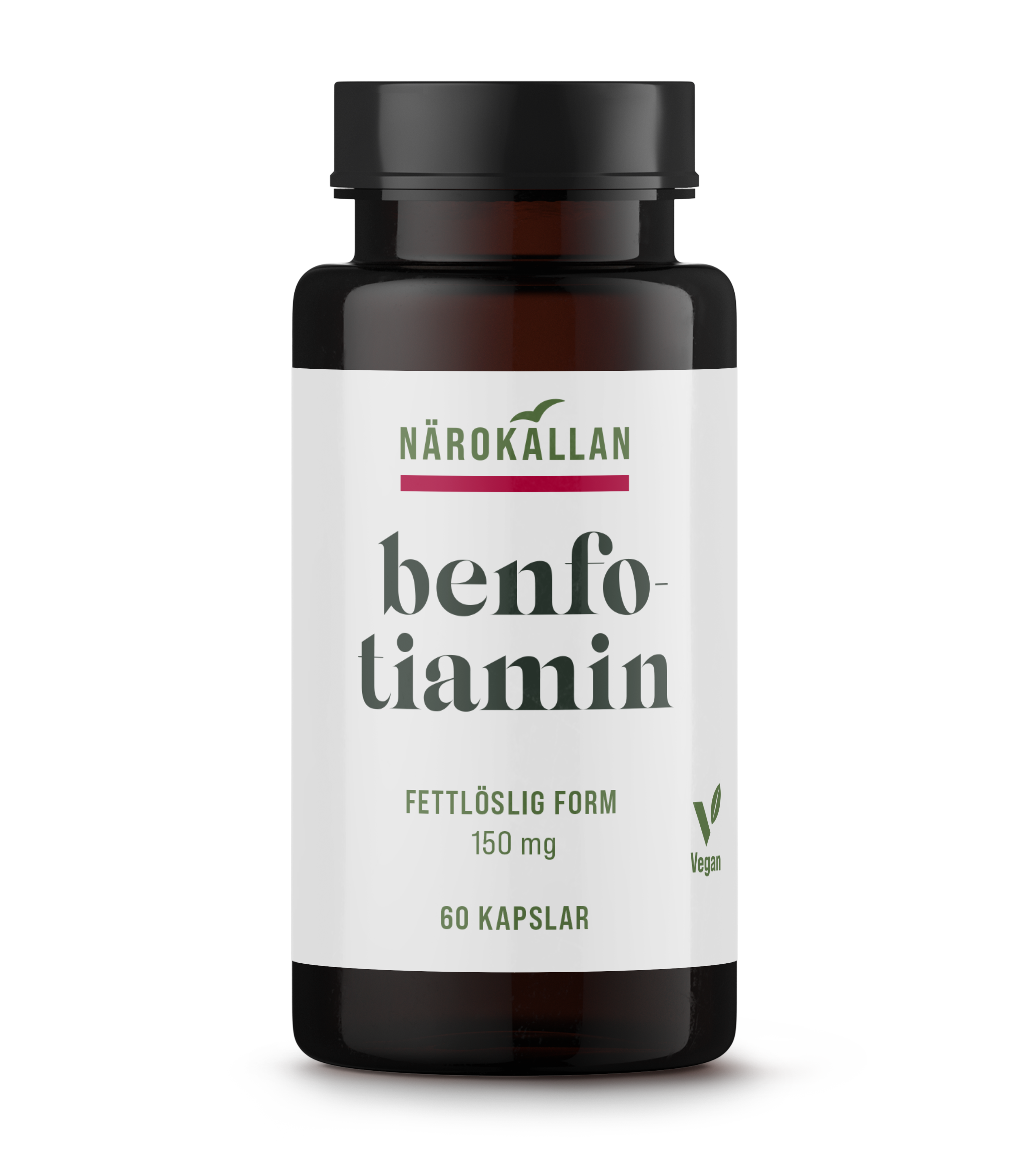 Närokällan Benfotiamin 150 mg 60 kapslar