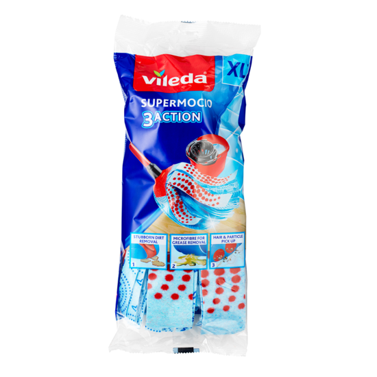 Vileda SuperMocio 3Action Golvmopp Refill