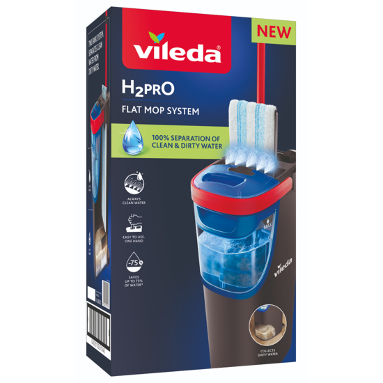 Vileda H2Pro Flat Golvmopp