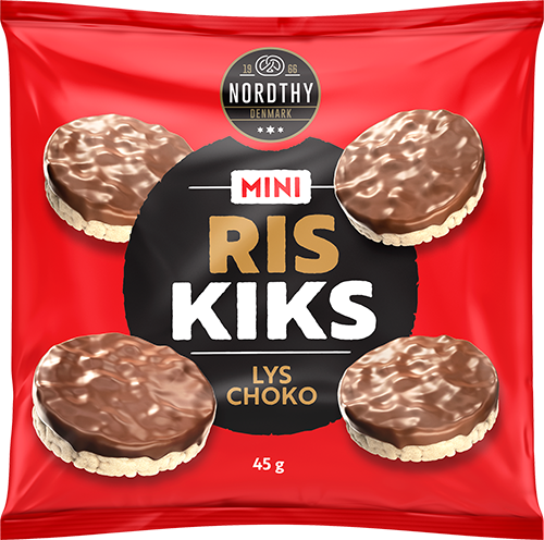 Nordthy Miniriskex med Ljus choklad 45 g