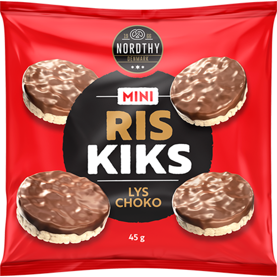 Nordthy Miniriskex med Ljus choklad 45 g