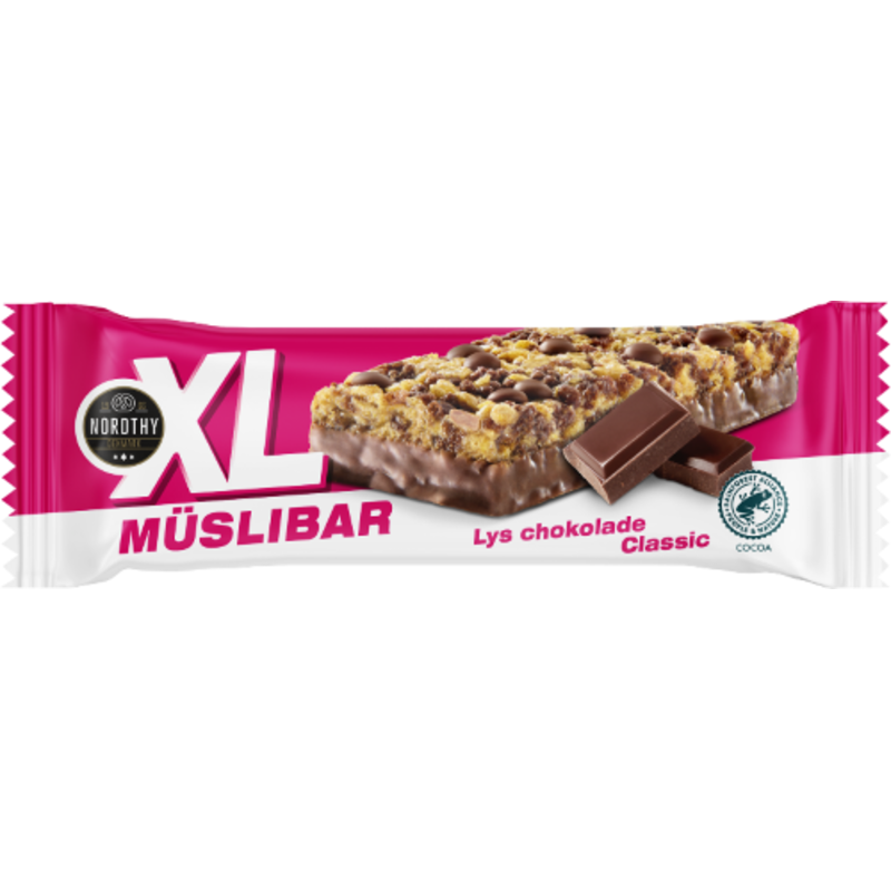 Nordthy XL Muslibars Mjölkchoklad 50 g