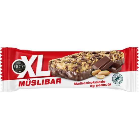 Nordthy XL Muslibars Jordnötter & Mjölkchoklad 50 g