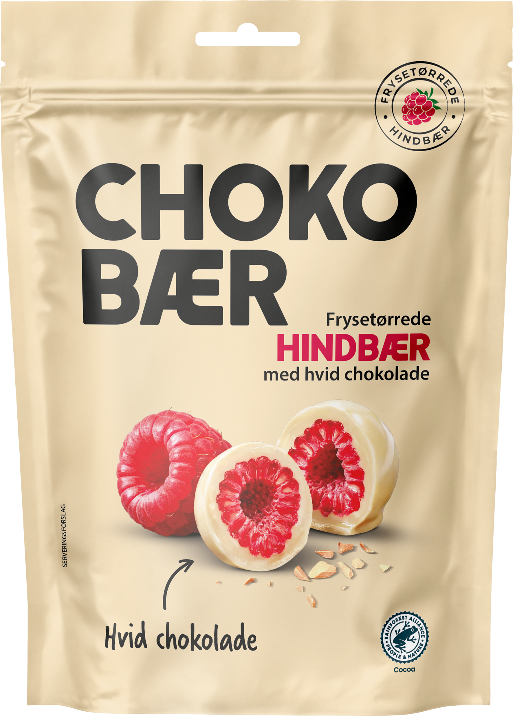 Nordthy Choco baer Frystorkade Hallon Vit Choklad 80 g