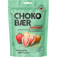 Nordthy Choco baer Frystorkade jordgubbar med Karamell 90 g