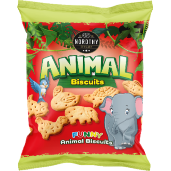 Nordthy Animal Plain Biscuit Barnkex 200 g