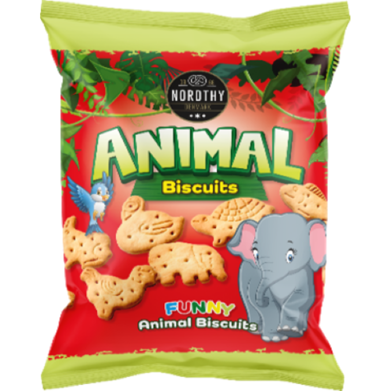 Nordthy Animal Plain Biscuit Barnkex 200 g