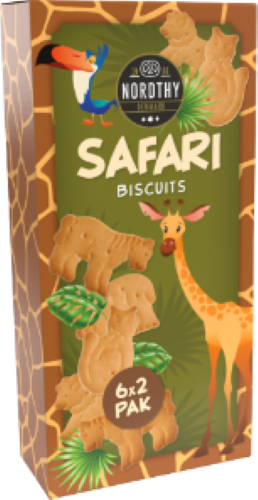 Nordthy Safari Biscuit Plain Barnkex 175 g