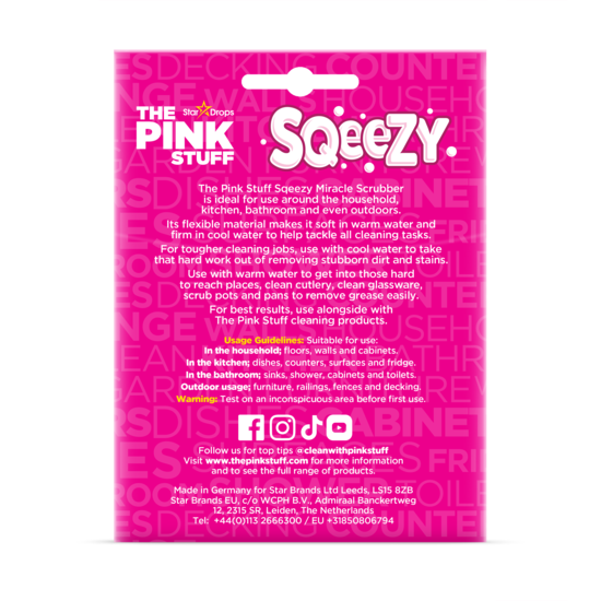 The Pink Stuff SQeeZY Miracle Scrubber 1 st