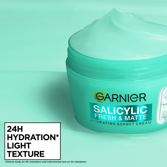 Garnier Salicylic Fresh & Matte Hydrating Sorbet Cream 85 ml