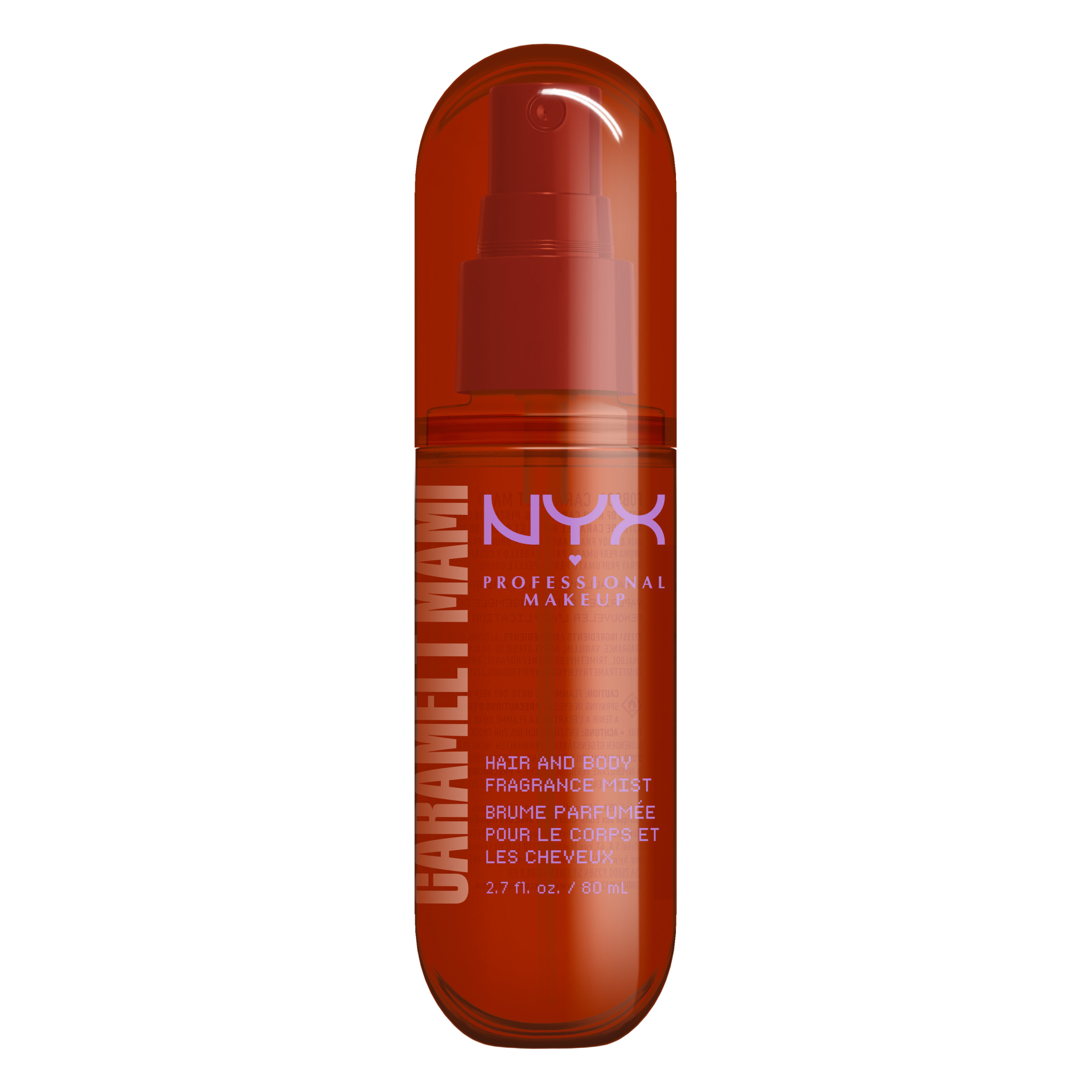 NYX Professional Makeup Fat Oil Body Fragrance Mist Caramelt Mami 80 ml