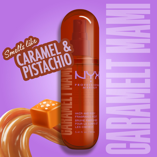 NYX Professional Makeup Fat Oil Body Fragrance Mist Caramelt Mami 80 ml