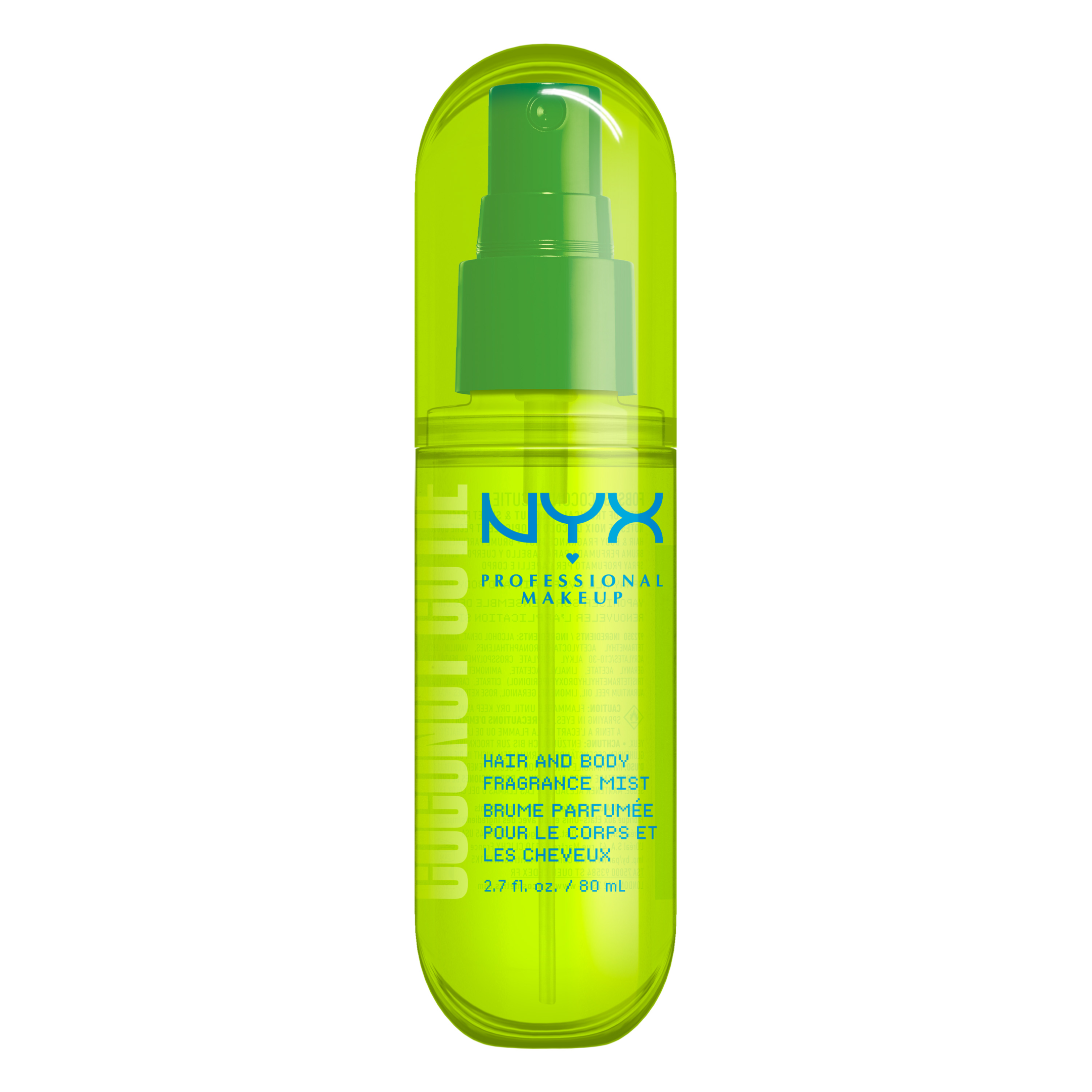 NYX Professional Makeup Fat Oil Body Fragrance Mist Coconut Cutie 80 ml