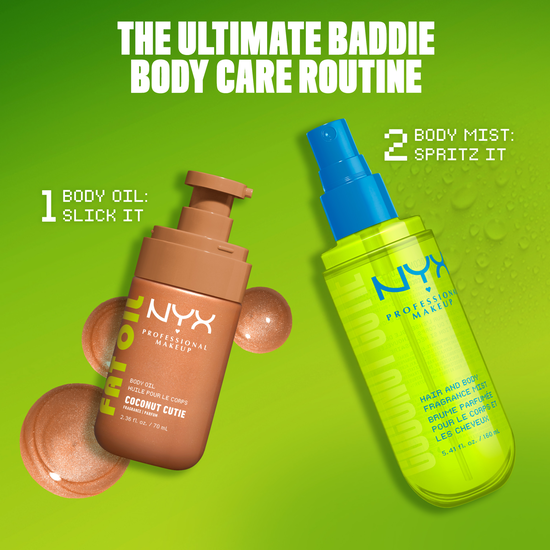 NYX Professional Makeup Fat Oil Body Fragrance Mist Coconut Cutie 80 ml