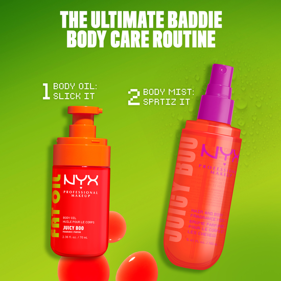 NYX Professional Makeup Fat Oil Body Fragrance Mist Juicy Boo 80 ml