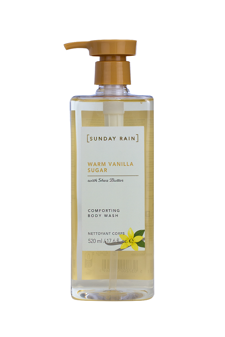 Sunday Rain Warm Vanilla Body Wash 520 ml