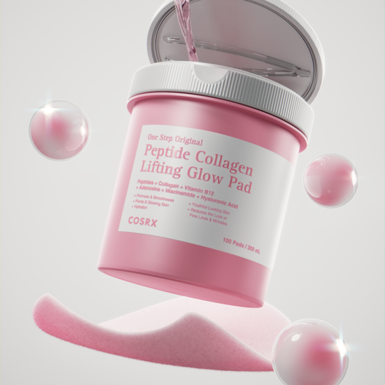 COSRX One Step Original Peptide Collagen Lifting Glow Pad 100 st