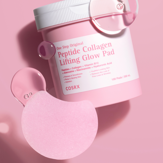 COSRX One Step Original Peptide Collagen Lifting Glow Pad 100 st