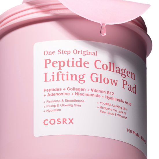 COSRX One Step Original Peptide Collagen Lifting Glow Pad 100 st