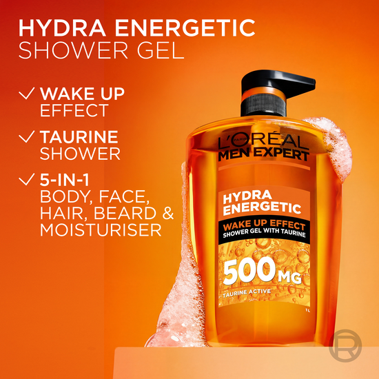 L'Oréal Paris Men Expert Hydra Energetic Shower Gel 1000 ml