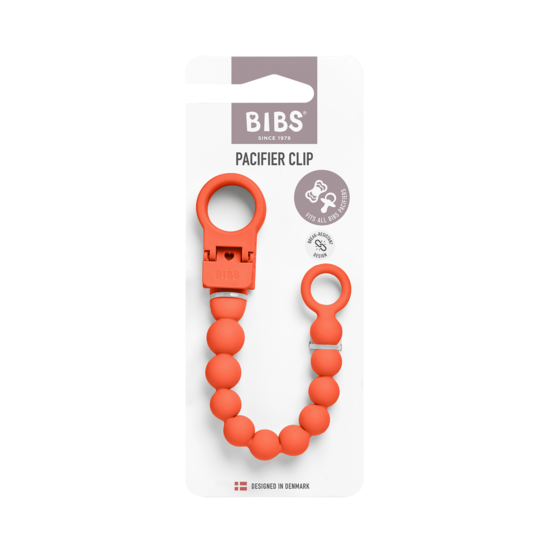 BIBS Pacifier Clip Beaded Tango