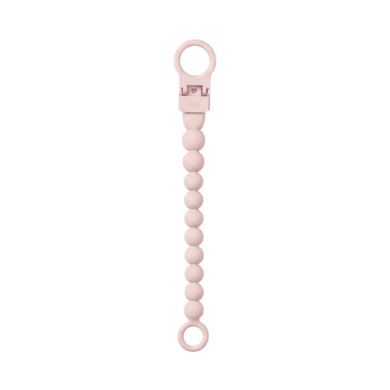 BIBS Pacifier Clip Beaded Petal