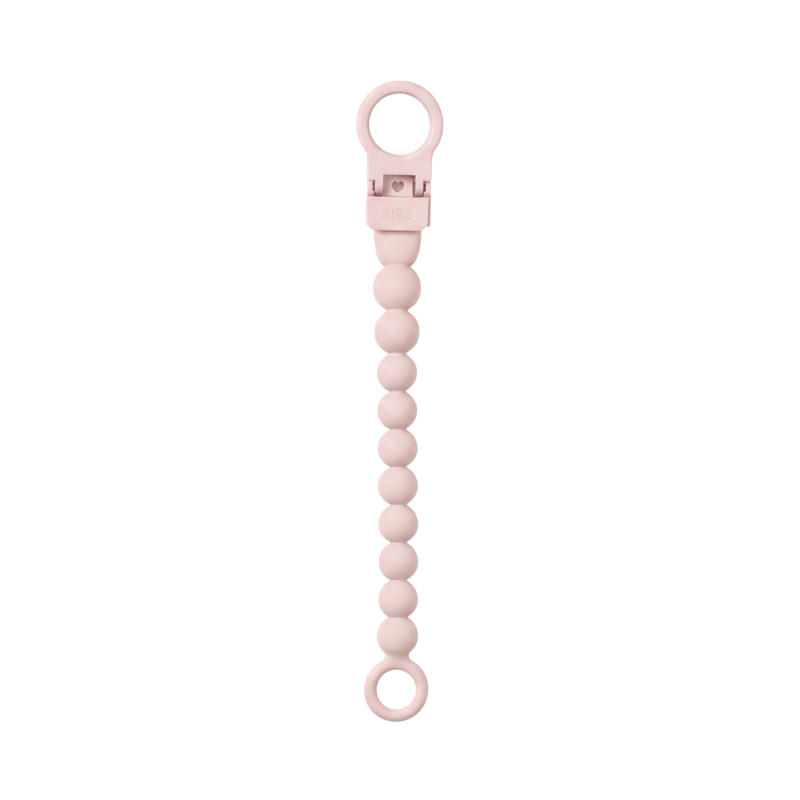 BIBS Pacifier Clip Beaded Petal