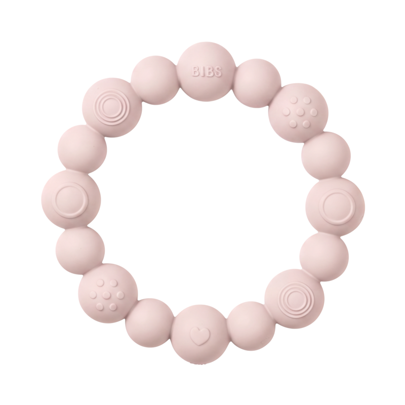 BIBS Teething Ring Beaded Petal