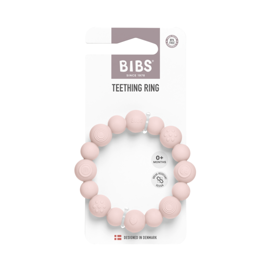 BIBS Teething Ring Beaded Petal