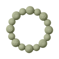 BIBS Teething Ring Beaded Sage