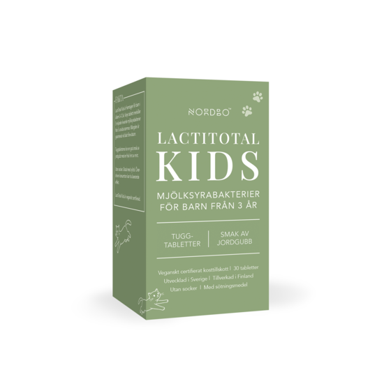 Nordbo LactiTotal Kids 30 tuggtabletter