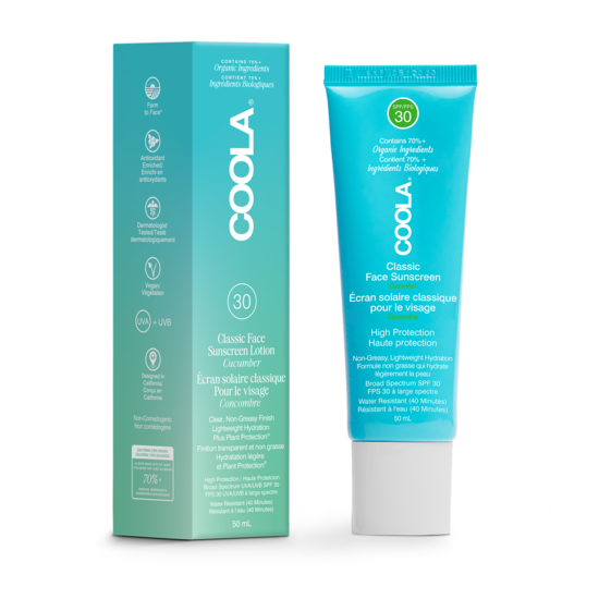 COOLA Classic Face Sunscreen Lotion Cucumber SPF30 50 ml