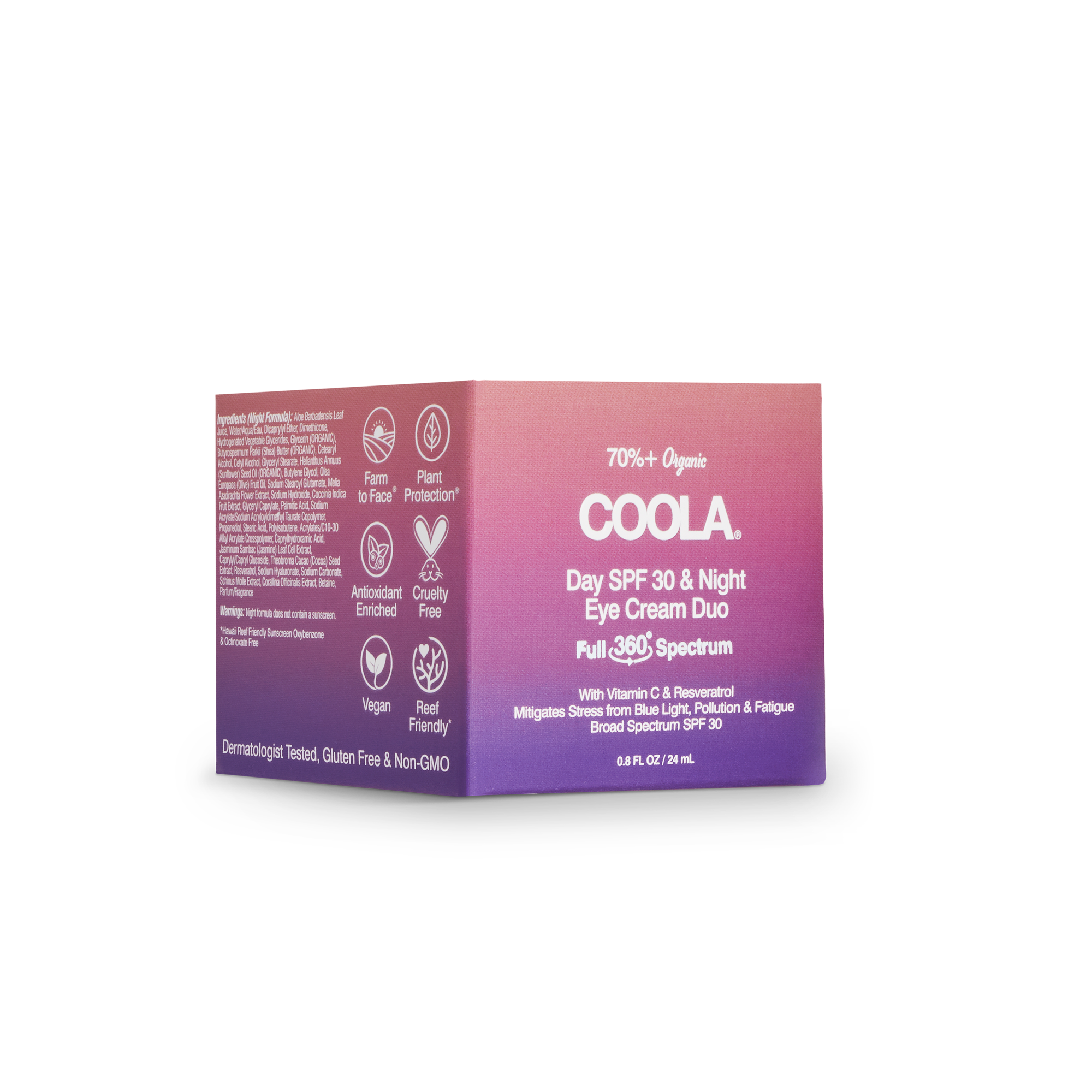 COOLA Day SPF30 & Night Eye Cream Duo 