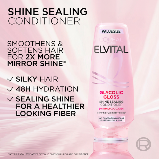 L'Oréal Paris Elvital Glycolic Gloss Conditioner 300 ml