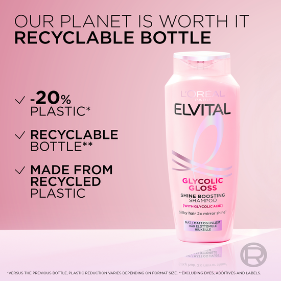 L'Oréal Paris Elvital Glycolic Gloss Shampoo 250 ml