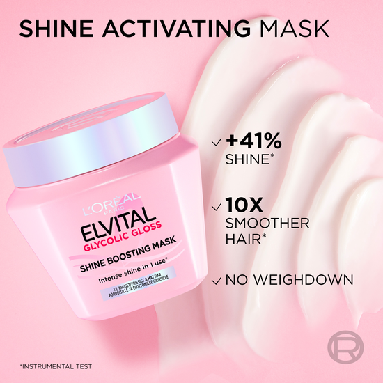 L'Oréal Paris Elvital Glycolic Gloss Shine Boosting Mask 310 ml
