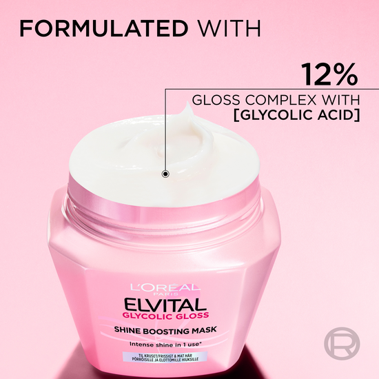 L'Oréal Paris Elvital Glycolic Gloss Shine Boosting Mask 310 ml