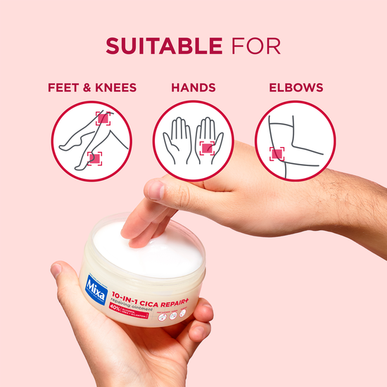Mixa 10-in-1 Cica Repair+ Repairing Ointment 150 ml