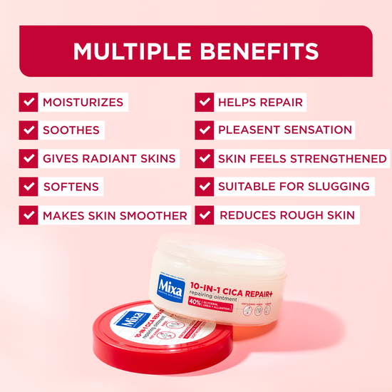 Mixa 10-in-1 Cica Repair+ Repairing Ointment 150 ml