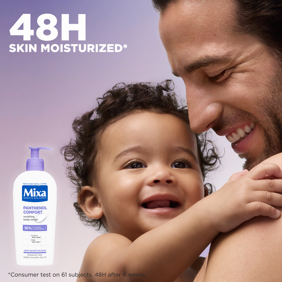 Mixa Panthenol Comfort Soothing Lotion för mycket känslig hud 250 ml