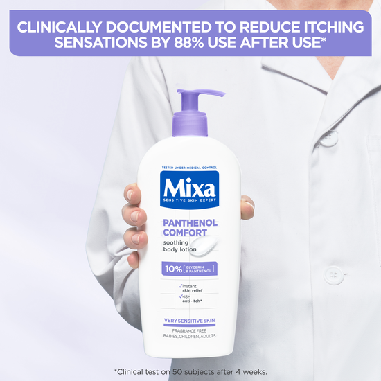 Mixa Panthenol Comfort Soothing Lotion för mycket känslig hud 250 ml