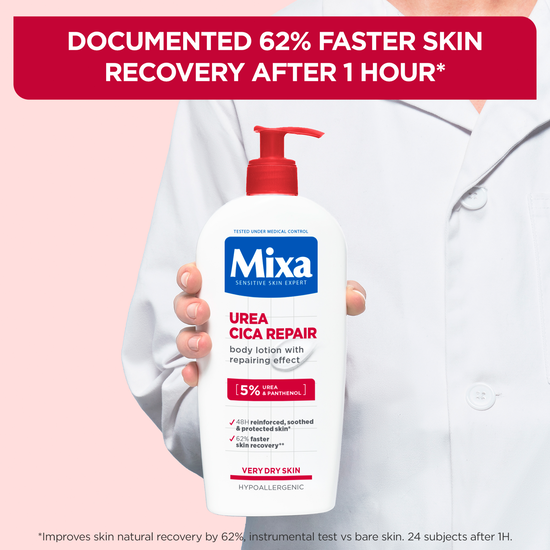 Mixa Urea Cica Repair Body Lotion för mycket känslig hud 250 ml