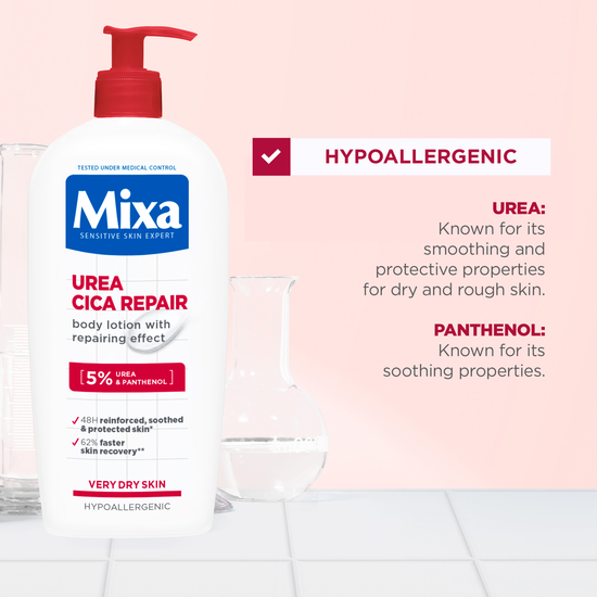 Mixa Urea Cica Repair Body Lotion för mycket känslig hud 250 ml