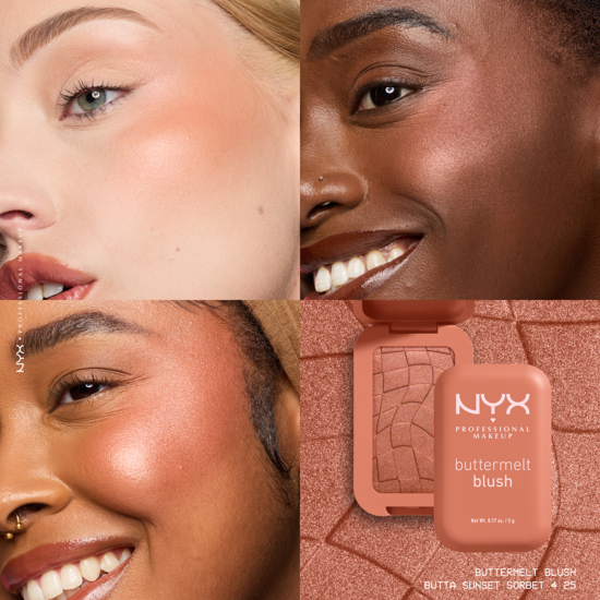 NYX Professional Makeup Buttermelt Blush 04.25 Butta Sunset Sorbet 5 g