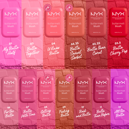 NYX Professional Makeup Buttermelt Blush 04.25 Butta Sunset Sorbet 5 g