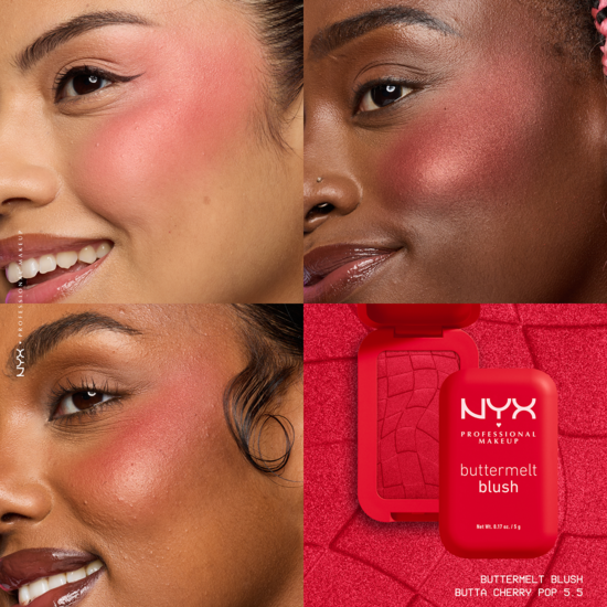 NYX Professional Makeup Buttermelt Blush 5.25 Butta Cherry Pop 5 g