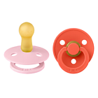 bibs-pacifier-colour-2-pack-latex-size-2-baby-pink-tango