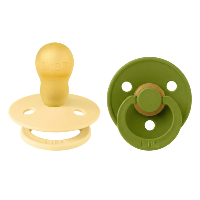 Köp 2 få 20% | BIBS Colour Latex Size 3 Pale Butter/Wasabi 2-pack