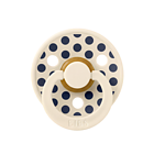 bibs-pacifier-studio-colour-polka-medium-latex-size-2-ivory-deep-space