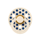 bibs-pacifier-studio-colour-polka-medium-latex-size-3-ivory-deep-space